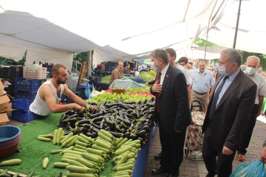 SP Bahçelievler pazarcı esnafını dinledi