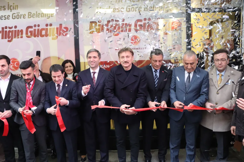 MHP Seçim İrtibat Bürosu açıldı