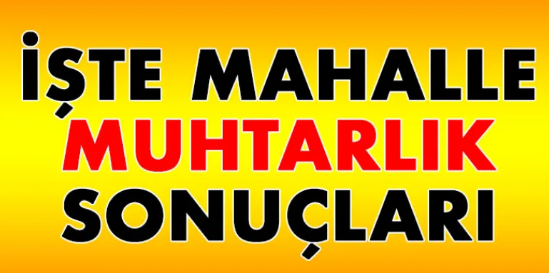 Bahçelievler muhtarlarını seçti