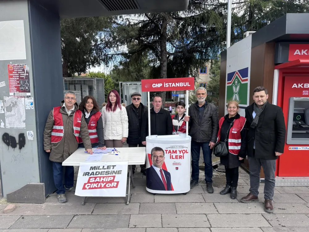 CHP Bahçelievler’in İmza Kampanyası sürüyor